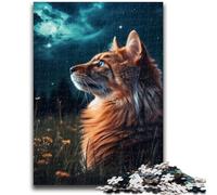 1000 Pieces Jigsaw Puzzle For Adults Teens Galaxy Wolf Adult Jigsaw,Challenging Game Toys Wall Decoration Unique Birthday And Xmas Gifts (26x38cm)