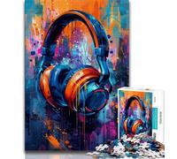 1000 Pieces Jigsaw Puzzle For Adults Teens Gaming Headset Adult Jigsaw,Challenging Game for The Whole for Women, Gifts for Men (size 38x26cm)