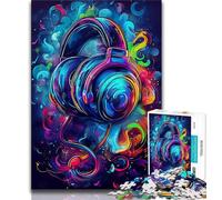 1000 Pieces Jigsaw Puzzle for Adults& Teens Gaming Headset,Educational Games Home Decoration for Is Ideal As A Gift for The Whole Family 38x26cm