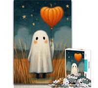 1000 Pieces Jigsaw Puzzle for Adults& Teens Ghost Baby, Challenging To Complete But Fun And Humorous,A Work of Art for Age 14 38x26cm