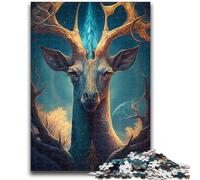 1000 Pieces Jigsaw Puzzle For Adults Teens Giraffe Enchanted World Help The Brain Exercise Addictive Toys to Cultivate Patience Artists Collection, Fine Art 26x38cm