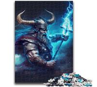 1000 Pieces Jigsaw Puzzle For Adults Teens God Of Thunder Educational Game Challenge Toy Wall Decoration Unique Birthday And Xmas Gifts 26x38cm
