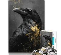 1000 Pieces Jigsaw Puzzle For Adults Teens Golden Crow,Toys Educational Games Stress Relieving Great Gifts And Toys (38x26cm)