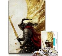 1000 Pieces Jigsaw Puzzle For Adults Teens Golden Knights,Decompressing Intellectual Educational Toy Is Ideal As Gifts for The Whole Family 38x26cm