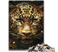 1000 Pieces Jigsaw Puzzle for Adults& Teens Golden Leopard Educational Family Game Deal As Gifts for The Whole Family for And Age 14 Years Up 50x75cm