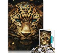 1000 Pieces Jigsaw Puzzle For Adults Teens Golden Leopard Puzzles for Teenagers,Educational Games Home Decoration Unique Home Decor And Gifts 26x38cm