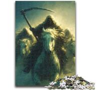 1000 Pieces Jigsaw Puzzle for Adults& Teens Grim Reaper Jigsaw,Learning Educational Toys Family Games Unique Birthday And Gifts (26x38cm)
