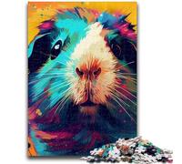 1000 Pieces Jigsaw Puzzle For Adults Teens Guinea Pig Colorful Learning Educational Toys Fun at Home Activities, Birthday Present,Travel Gifts 38x26cm
