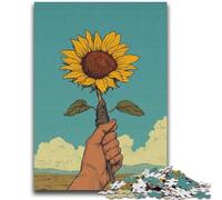 1000 Pieces Jigsaw Puzzle for Adults& Teens Holding A Rose Educational Stress Relief Toy Parent-child Interaction for And Age 14 26x38cm