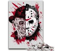 1000 Pieces Jigsaw Puzzle For Adults Teens Horror Movies Learning Educational Toys Family Games Gifts for Friends And Family 26x38cm