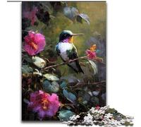 1000 Pieces Jigsaw Puzzle For Adults Teens Hummingbird, Stress Reliever Difficult Challenge Home Decoration Toys (size 26x38cm)