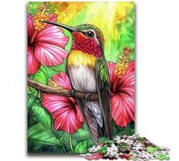 1000 Pieces Jigsaw Puzzle For Adults Teens Hummingbird Stress Reliever Difficult Challenge Is Ideal As Gifts for The Whole Family 50x75cm