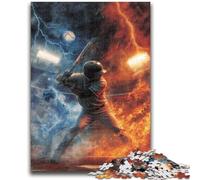 1000 Pieces Jigsaw Puzzle For Adults Teens Ice Hockey Puzzles for Teenagers,Stress Reliever Staycation Kill Time Enhance Love between Couples (50x75cm)