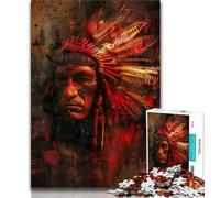 1000 Pieces Jigsaw Puzzle For Adults Teens Indians,Family Game Stress Reliever Difficult Challenge Suitable for Couples 38x26cm
