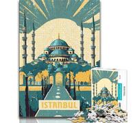 1000 Pieces Jigsaw Puzzle for Adults& Teens Istanbul,Educational Games Home Decoration Educational Game for Birthday,Chrismas (38x26cm)