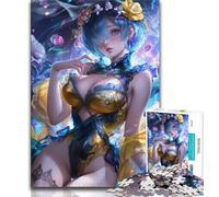 1000 Pieces Jigsaw Puzzle for Adults& Teens Japanese Anime Girls Adult Puzzles,Family Game Stress Reliever Difficult Challenge Suitable for Couples 38x26cm