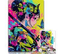 1000 Pieces Jigsaw Puzzle For Adults Teens Japanese Geisha 1000 Piece Puzzle,Game Toys Every Piece Is Unique - Challenging Family Fun Game (size 75x50cm)