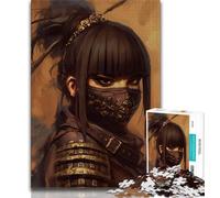 1000 Pieces Jigsaw Puzzle for Adults& Teens Japanese Ninja Adult Puzzles,Family Game Stress Reliever Difficult Challenge Suitable for Couples 38x26cm
