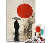 1000 Pieces Jigsaw Puzzle for Adults& Teens Japanese Style Geisha Puzzles for Adults,for Challenging Toy Game And Family Play (size 38x26cm)