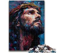 1000 Pieces Jigsaw Puzzle For Adults Teens Jesus Family Entertainment Toys Educational Game for Birthday, Chrismas for Ages 14+ 26x38cm