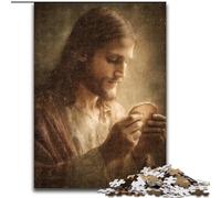 1000 Pieces Jigsaw Puzzle for Adults& Teens Jesus, Family Entertainment Toys Is Ideal As Gifts for The Whole Family for 14+ (size 26x38cm)