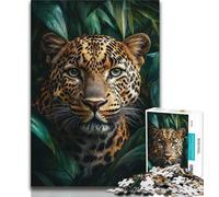 1000 Pieces Jigsaw Puzzle For Adults Teens Jungle Cheetah,Educational Games Home Decoration Educational Game for Birthday,Chrismas (38x26cm)