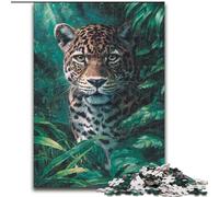 1000 Pieces Jigsaw Puzzle For Adults Teens Jungle Leopard, Suitable for Ages 14 And Up Home Decor Deal As Gifts for The Whole Family (Size 26x38cm)