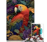 1000 Pieces Jigsaw Puzzle for Adults& Teens Jungle Parrot Puzzles for Adults,Unique Birthday And Gifts for And Age 14 Years Up (size 75x50cm)