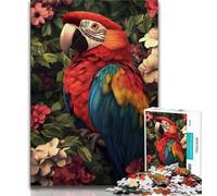 1000 Pieces Jigsaw Puzzle For Adults Teens Jungle Parrot Puzzles for Teenagers,Decompressing Intellectual Educational Toy Perfect Decoration 38x26cm