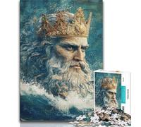 1000 Pieces Jigsaw Puzzle For Adults Teens King of The Ocean Puzzles for Teenagers,Educational Games Home Decoration Unique Home Decor And Gifts 26x38cm