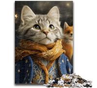 1000 Pieces Jigsaw Puzzle For Adults Teens Little Prince Cat Puzzles for Teenagers,Stress Reliever Staycation Kill Time Enhance Love between Couples (50x75cm)