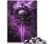 1000 Pieces Jigsaw Puzzle for Adults& Teens Magic Dragon Challenging Game And Family Play A Work of Art for Age 14 26X38CM