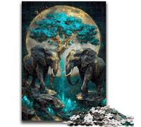 1000 Pieces Jigsaw Puzzle For Adults Teens Magic Elephant Decompressing Intellectual Educational Toy Great Gifts And Toys 50x75cm