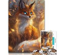 1000 Pieces Jigsaw Puzzle for Adults& Teens Magic Fox 1000 Piece Jigsaw,Fun Activity for Home, Rainy Days Toys, Birthday Gifts 38x26cm