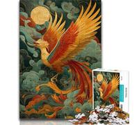 1000 Pieces Jigsaw Puzzle for Adults& Teens Magic Phoenix,for Educational Game Challenge Toy Birthday Present,Gifts,Wall Art (75x50cm)