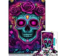 1000 Pieces Jigsaw Puzzle for Adults& Teens Magic Skeleton Adult Jigsaw,Birthday Present, Gifts, Wall Art for Age 14 Years Up 75x50cm