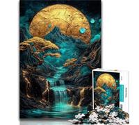 1000 Pieces Jigsaw Puzzle for Adults& Teens Magical Mount Fuji,Help The Brain Exercise Addictive Toys to Cultivate Patience Perfect Decoration 38x26cm