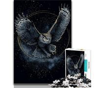 1000 Pieces Jigsaw Puzzle for Adults& Teens Magical Owl Jigsaw,Educational Games Home Decoration Suitable for Desktop Decoration 26x38cm