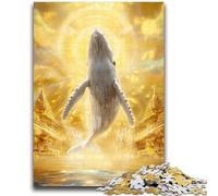 1000 Pieces Jigsaw Puzzle For Adults Teens Magical Whale Educational Game Challenge Toy Wall Decoration Unique Birthday And Xmas Gifts 50x75cm
