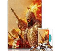 1000 Pieces Jigsaw Puzzle for Adults& Teens Majestic Knight 1000 Pieces for Adults,Challenging Game Toys Wall Decoration Unique Birthday And Xmas Gifts 75x50cm