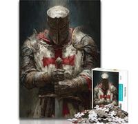 1000 Pieces Jigsaw Puzzle For Adults Teens Majestic Knight,Educational Games Home Decoration Educational Game for Birthday,Chrismas (75x50cm)