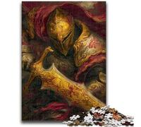 1000 Pieces Jigsaw Puzzle For Adults Teens Majestic Knight Puzzles for Adults,Stress Reliever Staycation Kill Time Wishlist with Santa Claus (50x75cm)