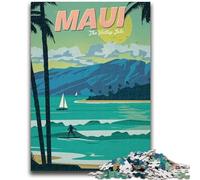 1000 Pieces Jigsaw Puzzle For Adults Teens Maui Teenager Jigsaw,Classic Educational Games Beautiful Decoration (26x38cm)
