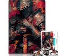 1000 Pieces Jigsaw Puzzle for Adults& Teens Medieval Knights,Challenging Game Toys for Is Ideal As A Gift for The Whole Family (75x50cm)