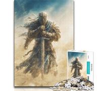 1000 Pieces Jigsaw Puzzle for Adults& Teens Medieval Knights,Educational Games Home Decoration for Is Ideal As A Gift for The Whole Family (75x50cm)