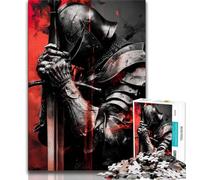1000 Pieces Jigsaw Puzzle for Adults& Teens Medieval Knights,Educational Games Home Decoration for Is Ideal As A Gift for The Whole Family 75x50cm