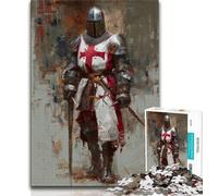 1000 Pieces Jigsaw Puzzle For Adults Teens Medieval Knights Teenager Jigsaw,Classic Educational Games Beautiful Decoration 38x26cm