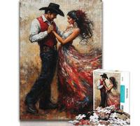 1000 Pieces Jigsaw Puzzle For Adults Teens Mexican Couple,Brain Intelligence Challenge Addictive Toys Birthday Present,Gifts,Wall Art 75x50cm