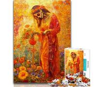 1000 Pieces Jigsaw Puzzle for Adults& Teens Mexican Style Skull Adult Jigsaw,Birthday Present, Gifts, Wall Art for Age 14 Years Up 26x38cm