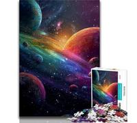1000 Pieces Jigsaw Puzzle for Adults& Teens Milky Way Galaxy Jigsaw,Stress Reliever Staycation Kill Time Home Decoration Toys (size 75x50cm)